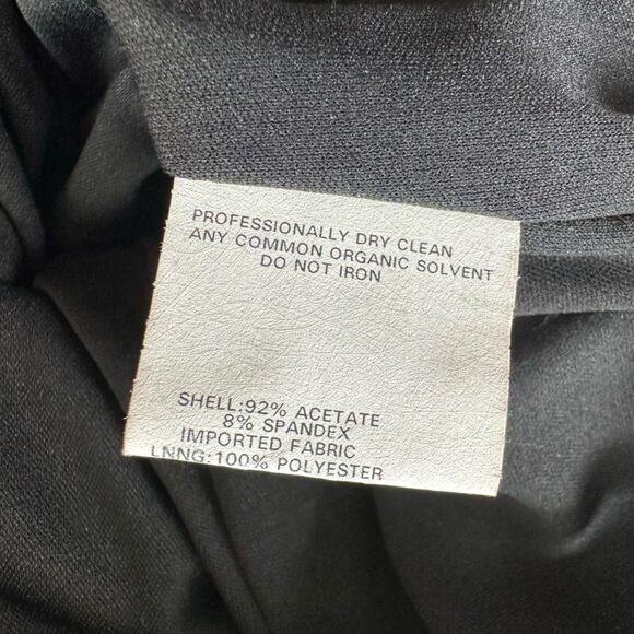 Scott McClintock Vintage 90s Black Beaded Formal Gown Maxi Dress Size 6 - Picture 10 of 11